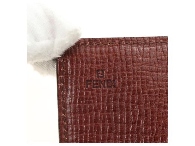 FENDI Zucca Canvas Long Wallet Black Brown - vista 17