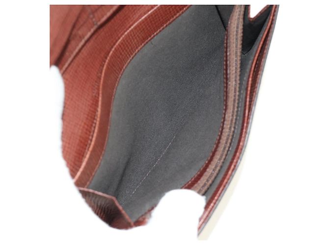 FENDI Zucca Canvas Long Wallet Black Brown - vista 19