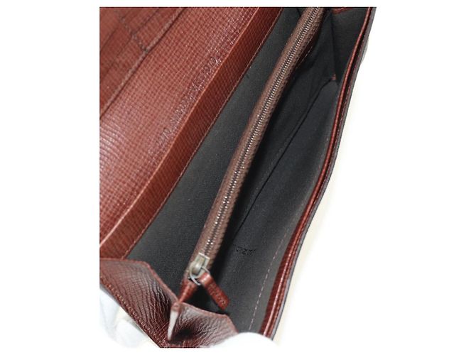 FENDI Zucca Canvas Long Wallet Black Brown - vista 20
