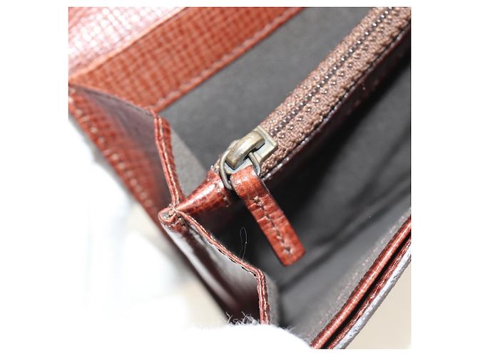 FENDI Zucca Canvas Long Wallet Black Brown - vista 21