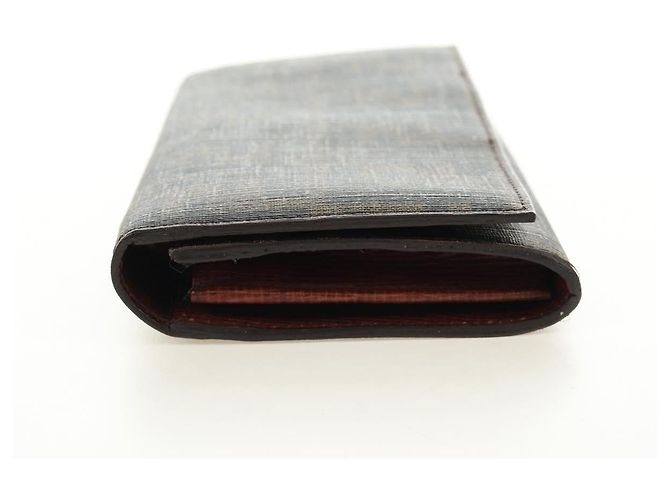 FENDI Zucca Canvas Long Wallet Black Brown - vista 3
