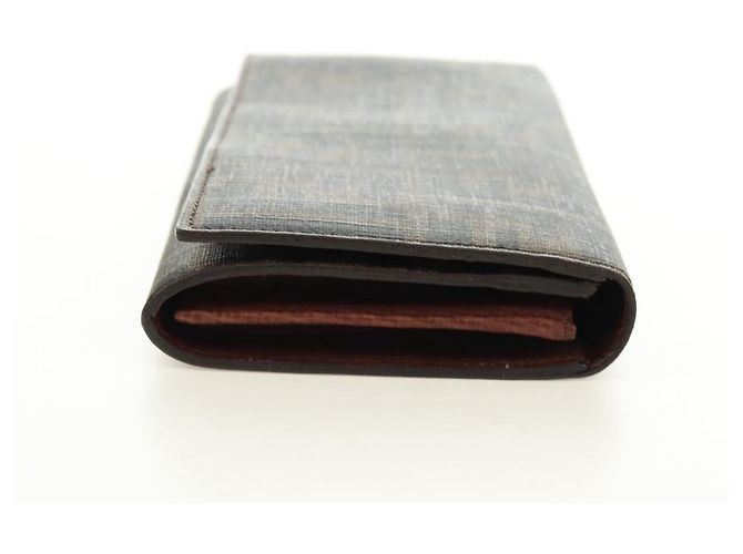 FENDI Zucca Canvas Long Wallet Black Brown - vista 4