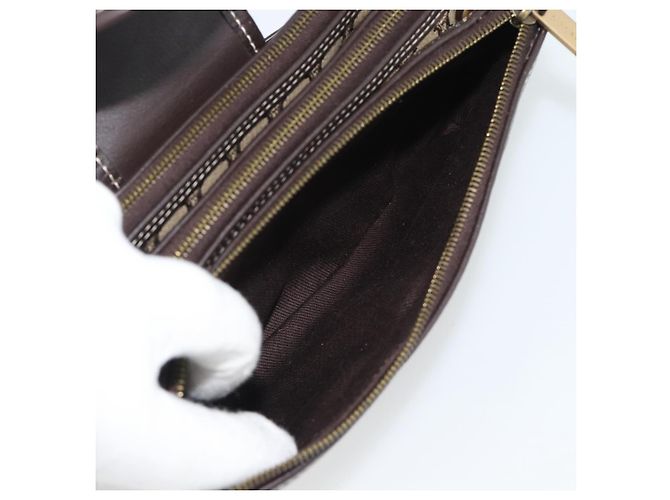 Céline CELINE Macadam Canvas Hand Bag Brown Gold - vista 20
