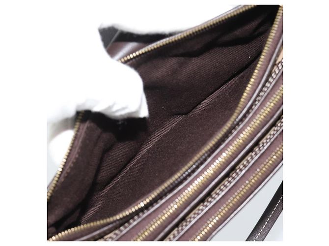 Céline CELINE Macadam Canvas Hand Bag Brown Gold - vista 21