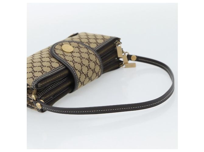 Céline CELINE Macadam Canvas Hand Bag Brown Gold - vista 8