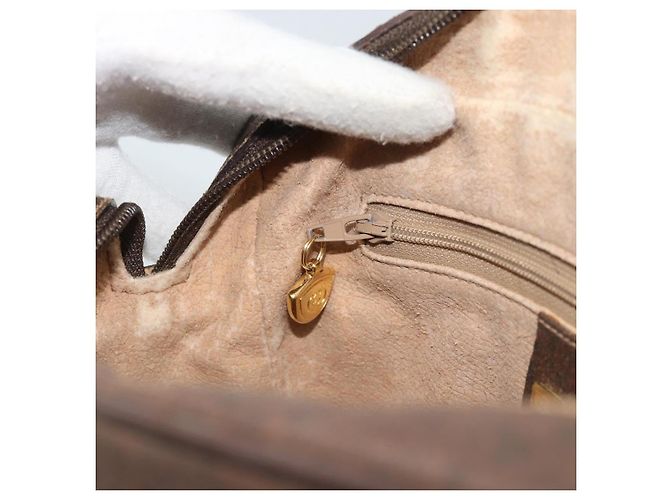 GUCCI GG Supreme Web Sherry Line Bag PVC Beige Gold 00 156 0852 - vista 21