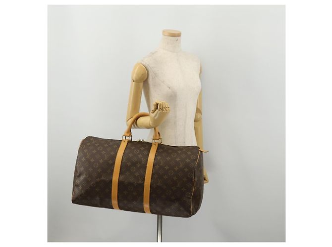 LOUIS VUITTON Monogram Keepall 50 Boston Bag M41426 LV - vista 22