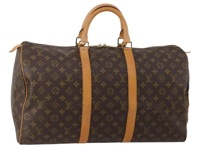 LOUIS VUITTON Monogram Keepall 50 Boston Bag M41426 LV - view 2