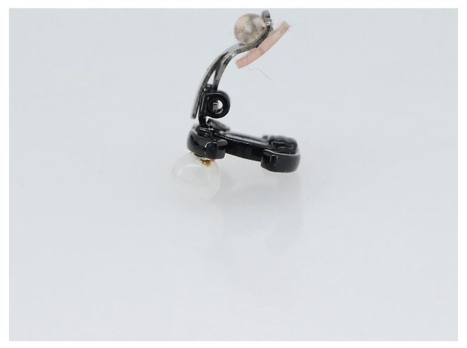 CHANEL COCO Mark Earring Metal Black CC - vista 9