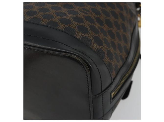 Céline CELINE Macadam Shoulder Bag PVC Leather Black Gold - vista 15