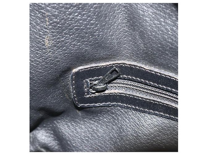 Céline CELINE Macadam Shoulder Bag PVC Leather Black Gold - vista 22