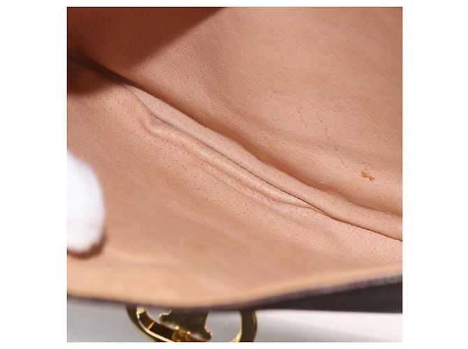 Céline CELINE Macadam Shoulder Bag PVC Leather Brown Gold - vista 23