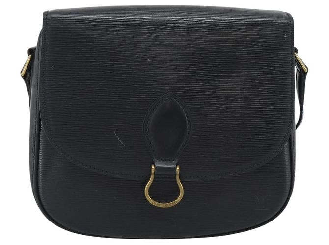 LOUIS VUITTON Epi Saint Cloud GM Shoulder Bag Black M52192 LV - vista 13