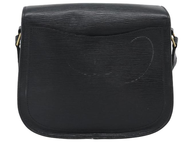 LOUIS VUITTON Epi Saint Cloud GM Shoulder Bag Black M52192 LV - vista 2