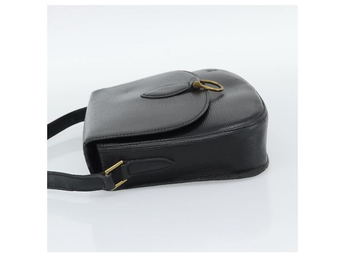 LOUIS VUITTON Epi Saint Cloud GM Shoulder Bag Black M52192 LV - vista 3