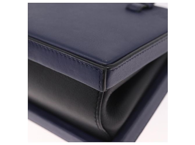 LOEWE Bolso de mano de piel 2way Navy Silver - vista 18