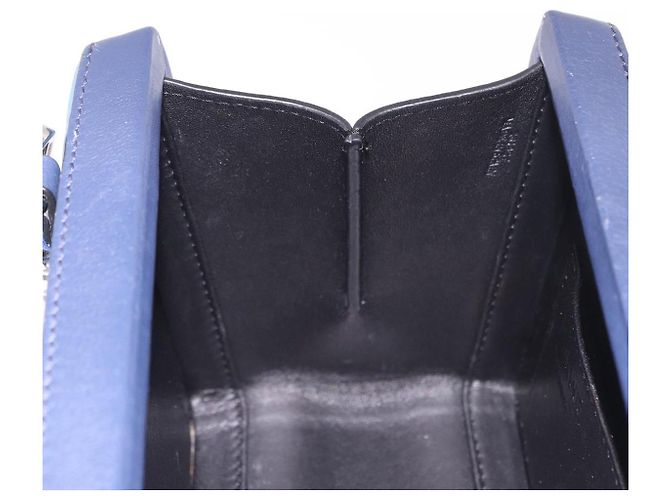 LOEWE Bolso de mano de piel 2way Navy Silver - vista 21