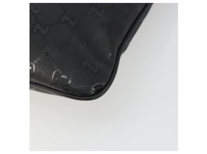 GUCCI GG Implementation Shoulder Bag PVC Black Silver 201538 - vista 8