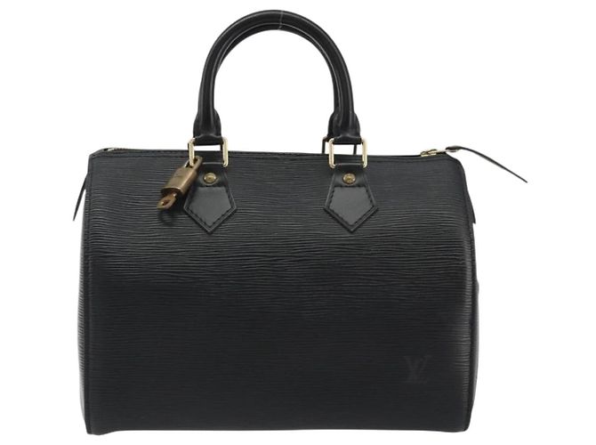 LOUIS VUITTON Epi Speedy 25 Hand Bag Black M59042 LV - vista 2