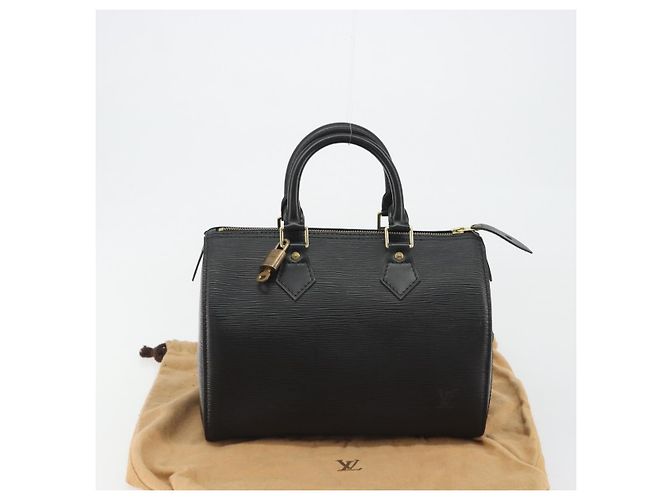 LOUIS VUITTON Epi Speedy 25 Hand Bag Black M59042 LV - vista 24