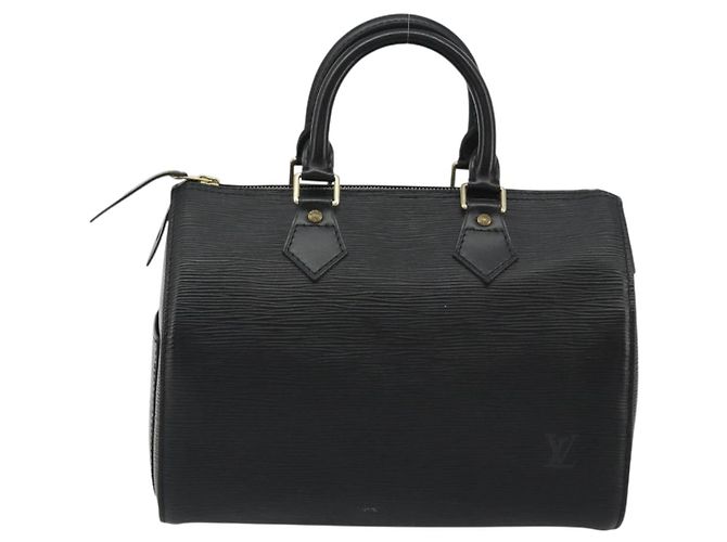 LOUIS VUITTON Epi Speedy 25 Hand Bag Black M59042 LV - vista 3
