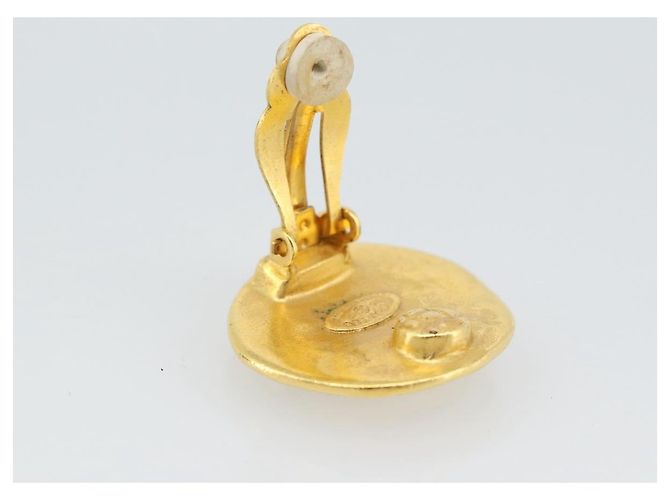 CHANEL Earring Metal Gold Tone CC - vista 10