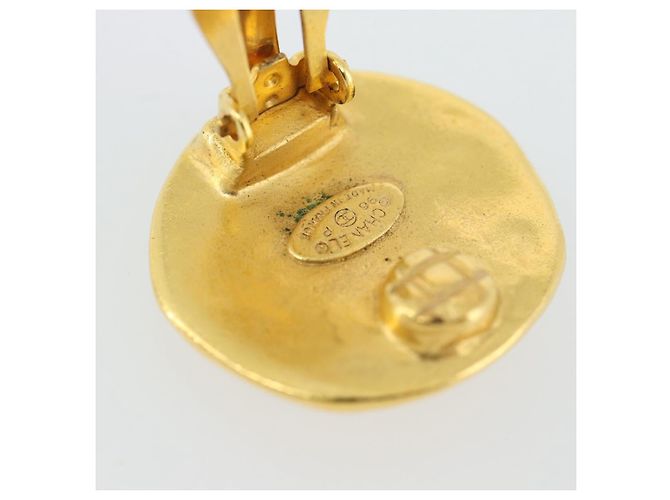 CHANEL Earring Metal Gold Tone CC - vista 11