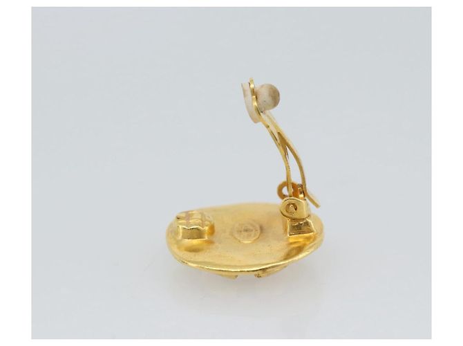 CHANEL Earring Metal Gold Tone CC - vista 5