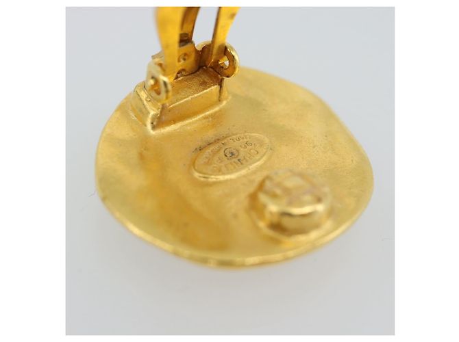 CHANEL Earring Metal Gold Tone CC - vista 7