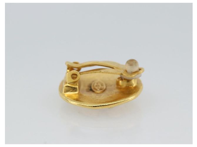CHANEL Earring Metal Gold Tone CC - vista 8