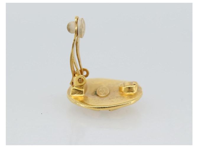 CHANEL Earring Metal Gold Tone CC - vista 9