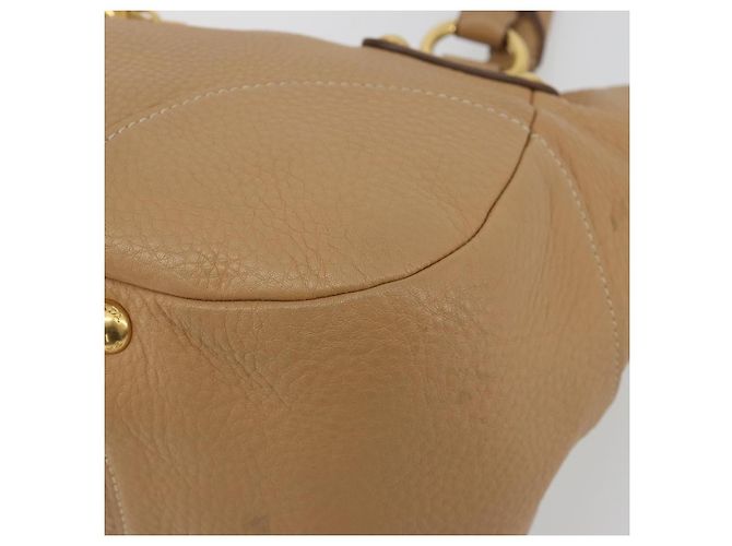 PRADA Hand Bag Leather Brown Gold - vista 15