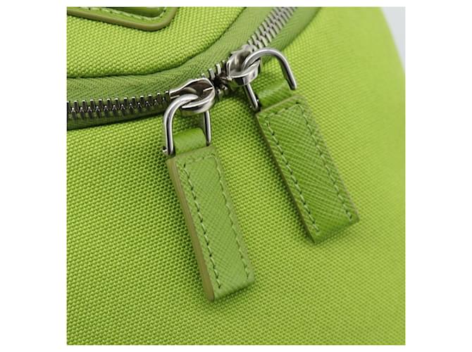 PRADA Shoulder Bag Canvas Green Silver - vista 17