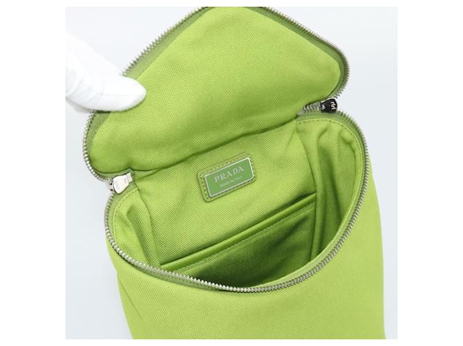 PRADA Shoulder Bag Canvas Green Silver - vista 19