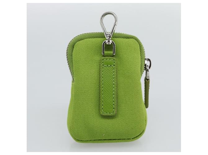 PRADA Shoulder Bag Canvas Green Silver - vista 25