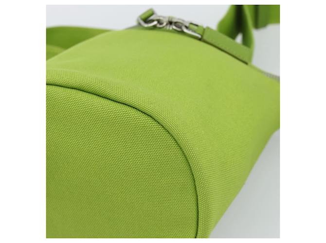 PRADA Shoulder Bag Canvas Green Silver - vista 9
