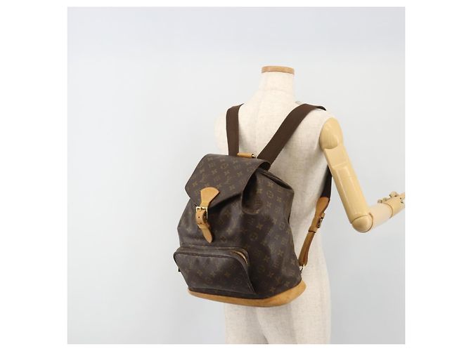 LOUIS VUITTON Monogram Montsouris GM Backpack M51135 LV - vista 27