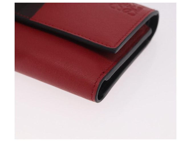 LOEWE Studio Ghibli No-Face Compact Wallet Leather Red Gold - vista 14