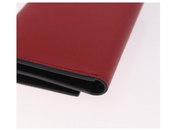 LOEWE Studio Ghibli No-Face Compact Wallet Leather Red Gold - vista 15