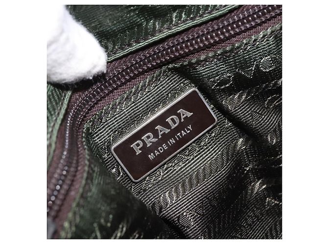 PRADA Hand Bag Leather Yellow Silver - vue 16