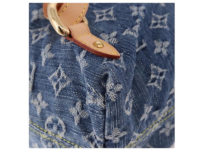 LOUIS VUITTON Monogram Denim Sac A Dos PM Backpack Blue LV - vista 15