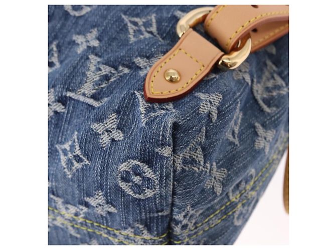 LOUIS VUITTON Monogram Denim Sac A Dos PM Backpack Blue LV - vista 16