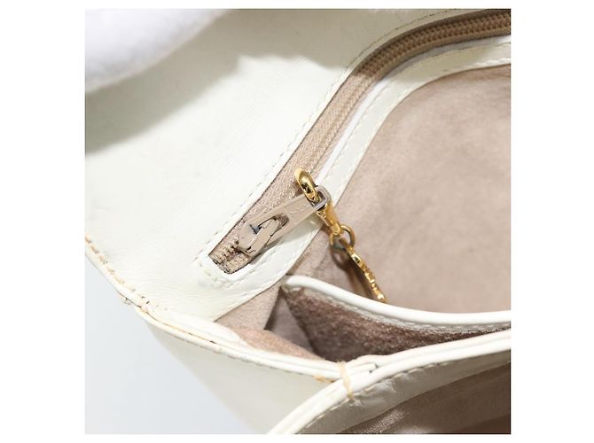 GUCCI Hand Bag Leather White Gold 000 406 0025 - vista 21
