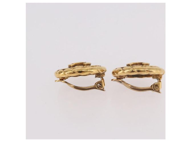 CHANEL COCO Mark Earring Metal Gold Tone CC - vista 13