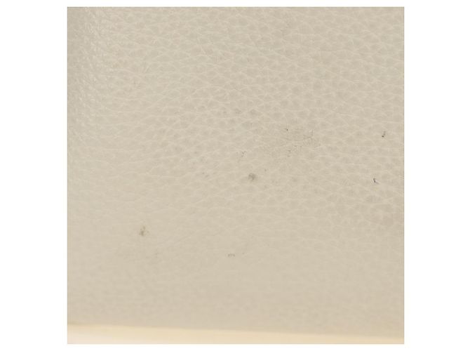 PRADA Hand Bag Vittero Dino Leather 2way White Gold - vista 2
