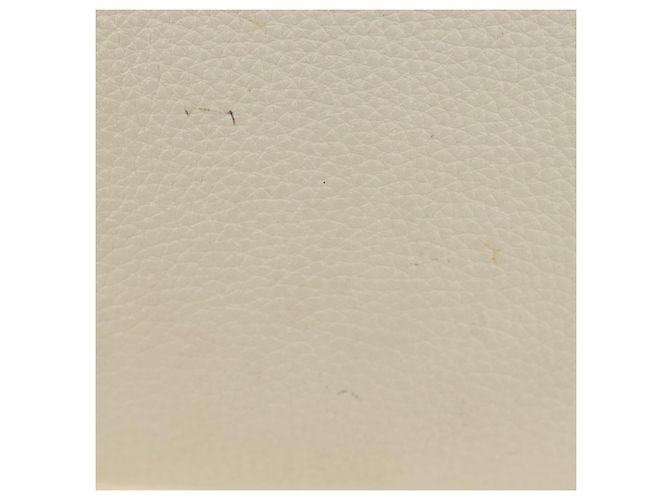 PRADA Hand Bag Vittero Dino Leather 2way White Gold - vista 5