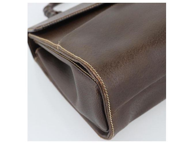 GUCCI Bamboo Hand Bag Leather Brown - vista 14