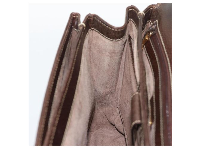 GUCCI Bamboo Hand Bag Leather Brown - vista 19