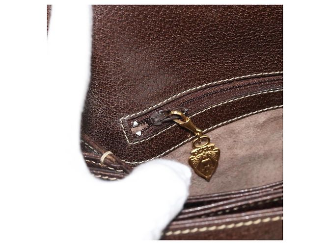 GUCCI Bamboo Hand Bag Leather Brown - vista 21
