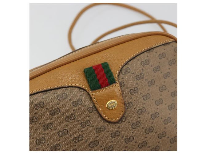 GUCCI Micro GG Shoulder Bag PVC Leather Beige 156 02 066 - vista 18